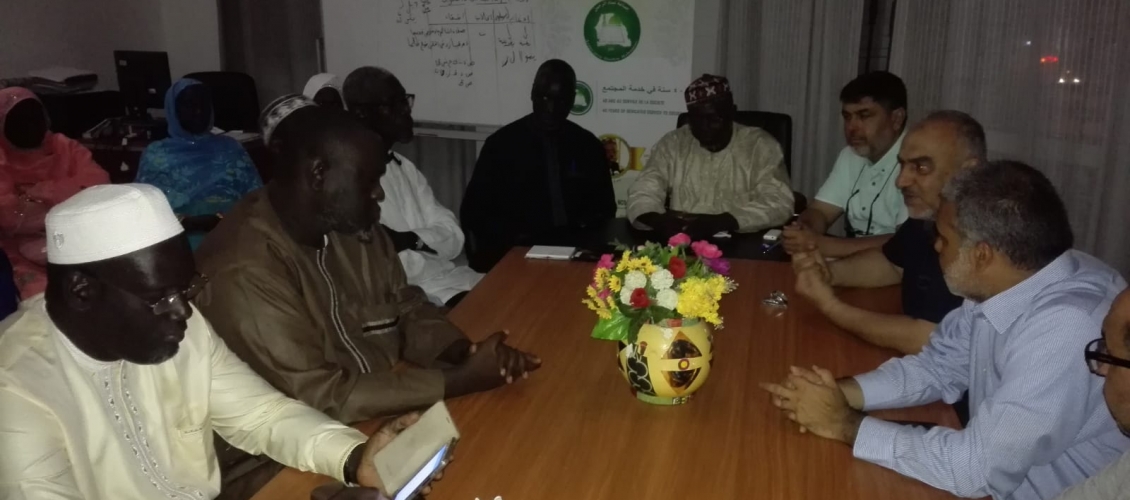 وفد مجلس التعاون الأفروآسيوي يلتقي بقيادة جماعة عباد الرحمن السنغالية